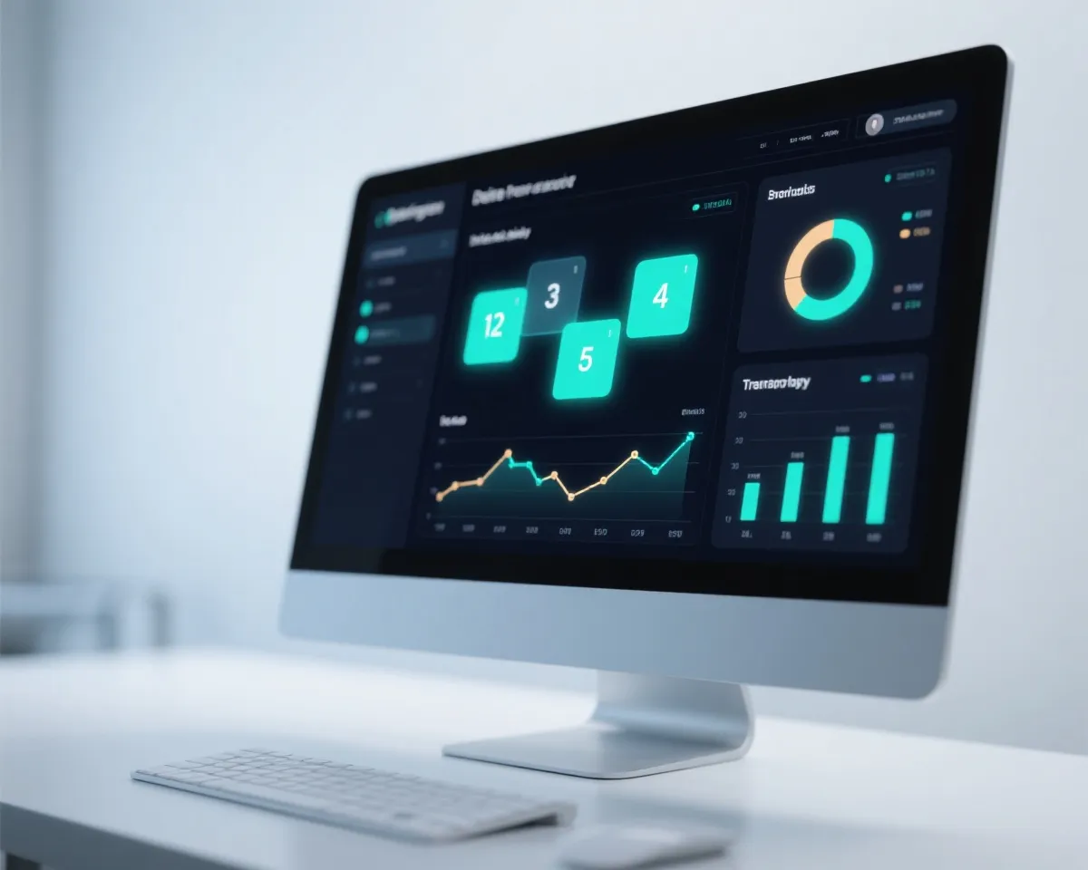 数据分析界面展示